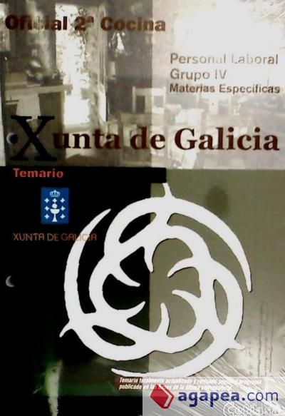 Temario Materias Espec&iacute;ficas Oficial 2&ordf; Cocina Grupo IV Personal Laboral de la Xunta de Galicia