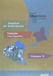 Portada de Temario específico 2 Auxiliar de Enfermería del Servicio Murciano de Salud