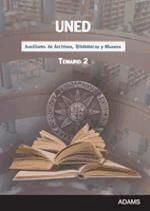 Portada de UNED: Auxiliares de Archivos, Bibliotecas y Museos: Temario 2