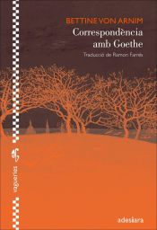 Portada de Correspondència amb Goethe