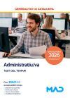 Administratiu/va. Test del temari. Generalitat de Catalu&ntilde;a