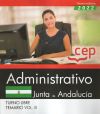 Administrativo (Turno Libre). Junta de Andalucía. Temario Vol. III.. Oposiciones