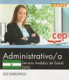 Administrativo/a. Servicio Andaluz De Salud (sas). Test Específico