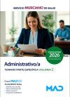 Administrativo/a. Temario parte espec&iacute;fica volumen 2. Servicio Murciano de Salud (SMS)