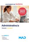 Administrativo/a. Temario Volumen 1. Ayuntamiento De València