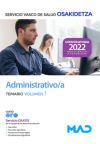 Administrativo/a. Temario volumen 1. Servicio Vasco de Salud (Osakidetza)