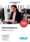 Administrativo/a. Temario volumen 2. Ayuntamiento de Gij&oacute;n