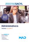 Administrativo/a. Temario volumen 3. Servicio de Salud de Castilla y León (SACYL)