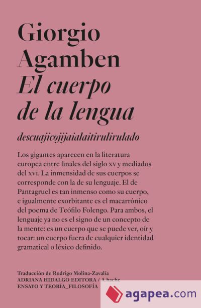 El cuerpo de la lengua El cuerpo de la lengua