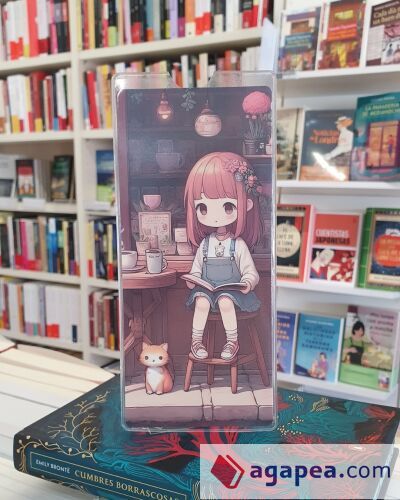 Marcap&aacute;ginas Reading Tracker Chica Manga