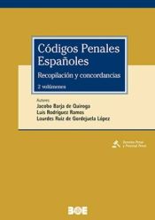 Portada de Códigos Penales Españoles. Recopilación y concordancias