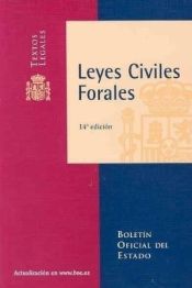 Portada de LEYES CIVILES FORALES (14 ª EDICION)
