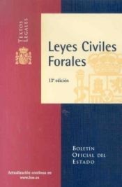 Portada de LEYES CIVILES FORALES