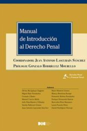 Portada de Manual de introducción al derecho penal