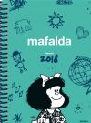 Agenda Mafalda 2018. Anillada verde