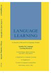 Agendas for Language Learning Research