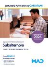 Agrupaci&oacute;n Profesional De Subalternos (grupo E). Test Del Temario Y Supuestos Pr&aacute;cticos. Comunidad Aut&oacute;noma De Canarias