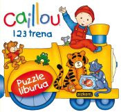 Portada de Caillou. 123 trena. Puzzle liburua