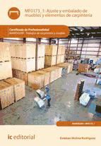 Portada de Ajuste y embalado de muebles y elementos de carpintería. MAMD0209 (Ebook)