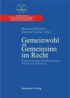 Portada de Gemeinwohl und Gemeinsinn im Recht