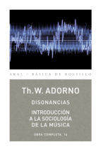 Portada de Disonancias. Introducción a la sociología de la música (Ebook)