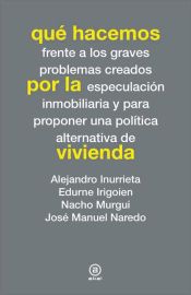 Portada de Qué hacemos por la vivienda (Ebook)