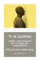 Portada de Sobre la metacrítica de la teoría del conocmiento (Ebook)