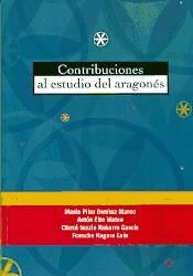 Portada de Contribuciones al estudio aragonés