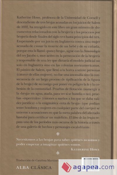 El libro de las brujas: Casos de brujería en Inglaterra y en las colonias norteamericanas (1582-1813)