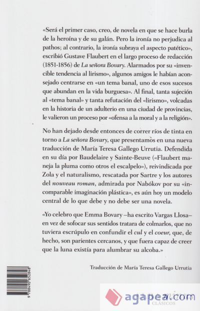 La se&ntilde;ora Bovary