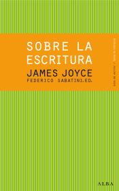 Portada de Sobre la escritura. James Joyce