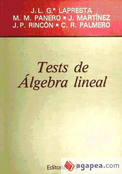 TEST DE ÁLGEBRA LINEAL