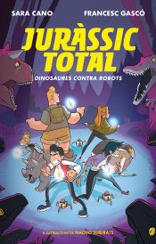 Portada de Dinosaures contra robots (Sèrie Juràssic Total 2)