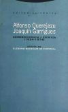 Alfonso Querejazu . Joaquín Garrigues. Correspondencia y escritos (rústica)
