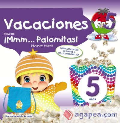 ¡Mmm... Palomitas! 5 años. Cuaderno de vacaciones
