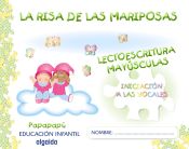 Portada de La risa de las mariposas. Mayúsculas