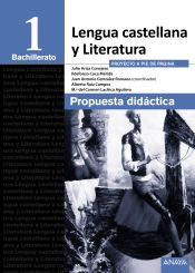 Portada de Lengua Castellana y Literatura, 1 Bachillerato, Propuesta didáctica. LOMCE