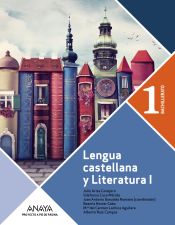 Portada de Lengua Castellana y Literatura 1º Bachillerato. Proyecto A pie de página