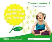 Portada de Nuevo jardín de las letras. Consonantes 3. Cuadrícula