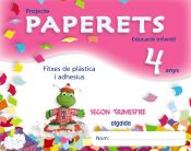 Portada de Paperets 4 anys. 2º Trimestre