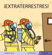 Portada de Mis primeros calcetines 23: ¡Extraterrestres! (Leemos: x, k). Mayúsculas