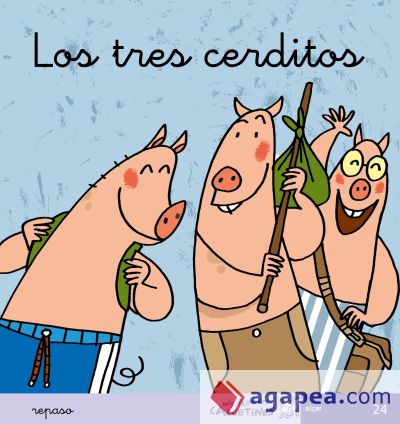 Mis primeros calcetines 24: Los tres cerditos (repaso). Manuscrita