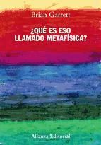 Portada de ¿Qué es eso llamado metafísica? (Ebook)