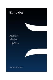 Portada de Alcestis ; Medea ; Hipólito