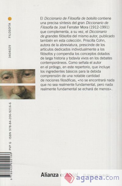 Diccionario de Filosofía de bolsillo
