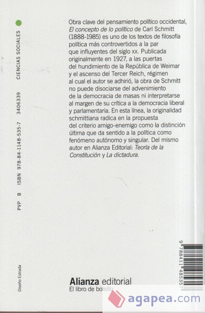 El concepto de lo pol&iacute;tico