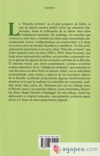 Filosof&iacute;a primera (1952-1953)