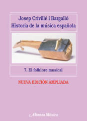 Portada de Historia de la música española. 7. El folklore musical