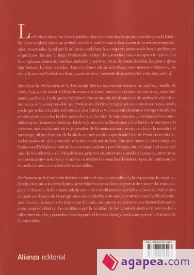 Prehistoria de la Península Ibérica : el progreso de la cognición, el mestizaje y las desigualdades durante más de un millón de años Prehistoria de la Península Ibérica : el progreso de la cognición, el mestizaje y las desigualdades durante más de un millón de años