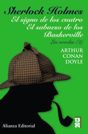 Portada de Sherlock Holmes. El signo de los cuatro. El sabueso de los Baskerville